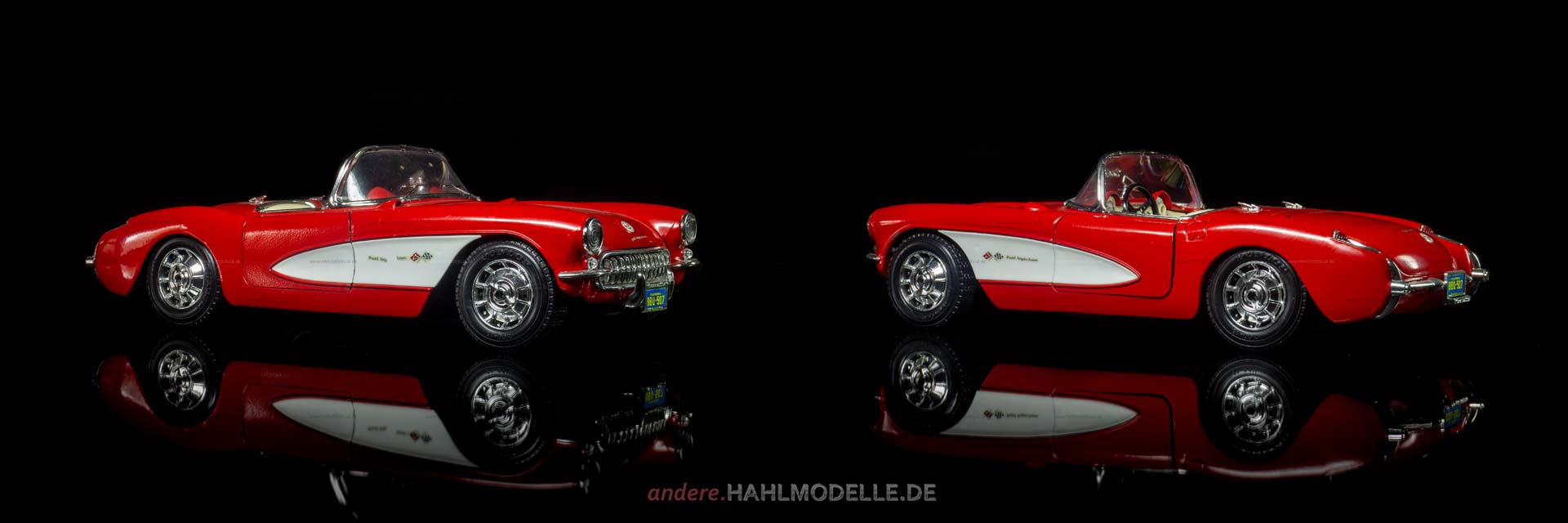 Chevrolet Corvette C1 | Roadster | Bburago | 1:18 | www.andere.hahlmodelle.de