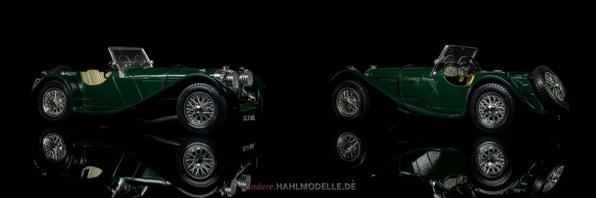 Jaguar S.S. 100 | Roadster | Bburago | www.andere.hahlmodelle.de