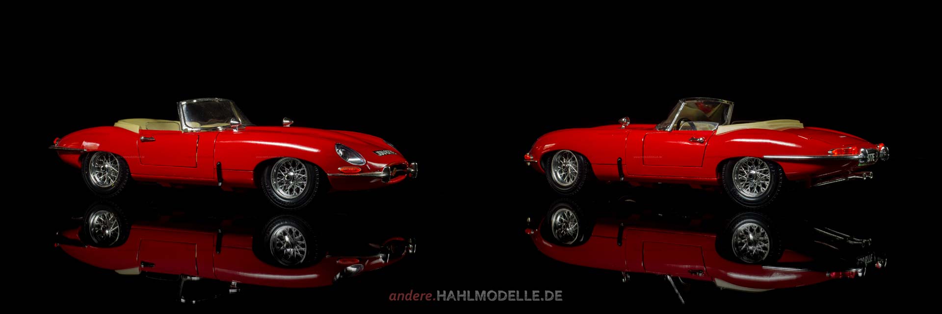 Jaguar E-Type | Roadster | Bburago | www.andere.hahlmodelle.de