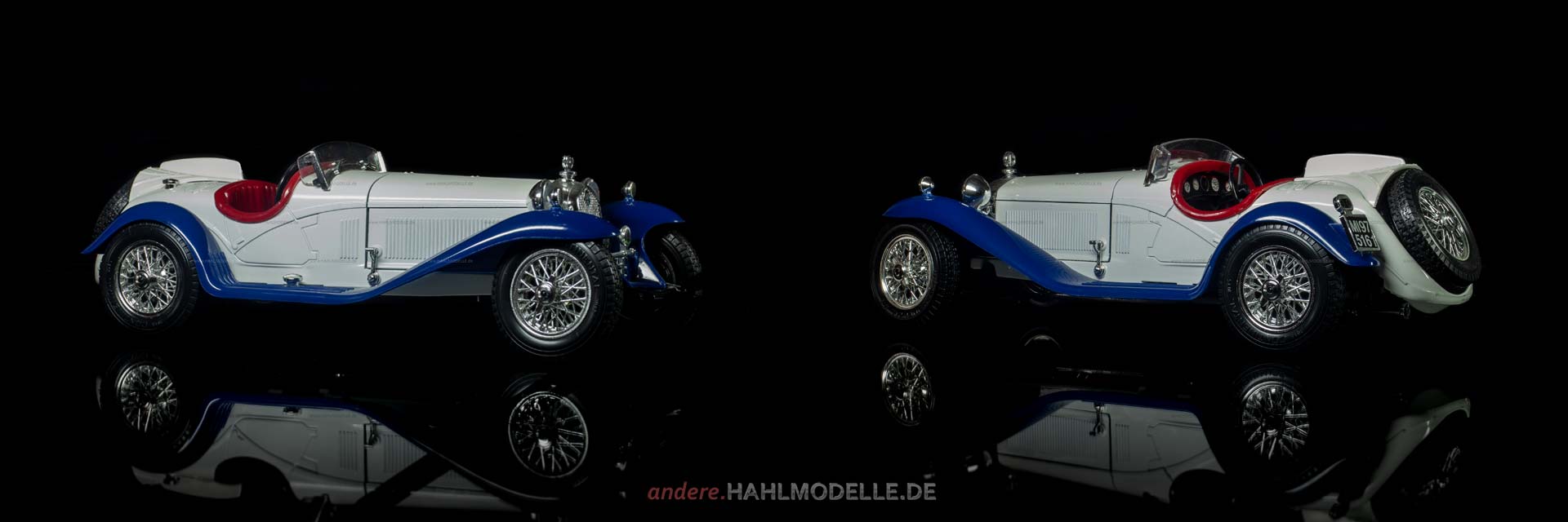 Alfa Romeo 6C 2300 | Roadster | Bburago | 1:18 | www.andere.hahlmodelle.de