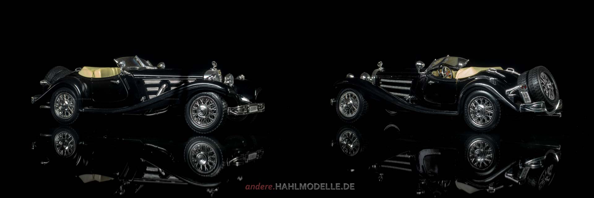 Mercedes-Benz 500 K (W 29) | Roadster | Bburago | www.andere.hahlmodelle.de