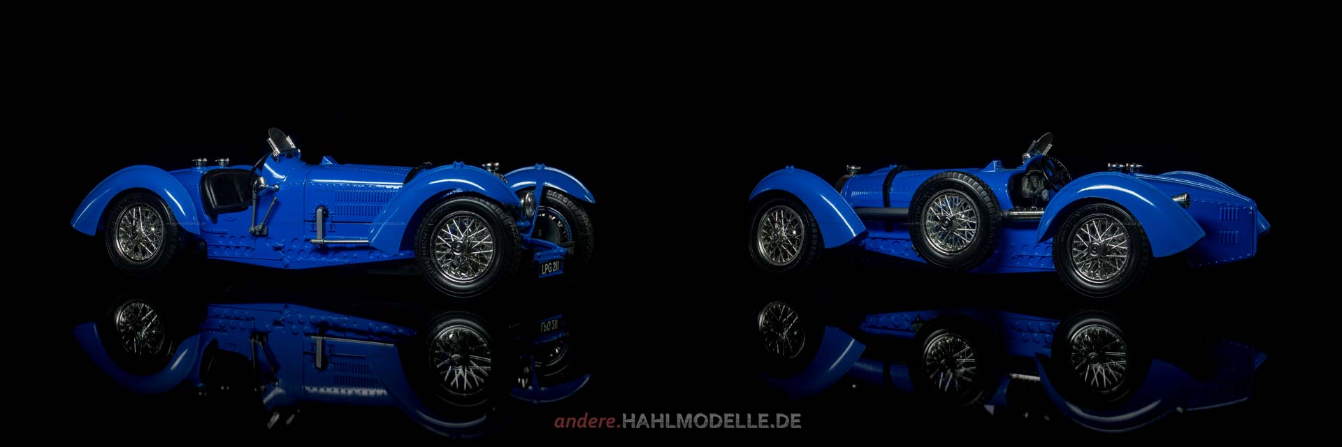 Bugatti Type 59 | Roadster | Bburago | 1:18 | www.andere.hahlmodelle.de