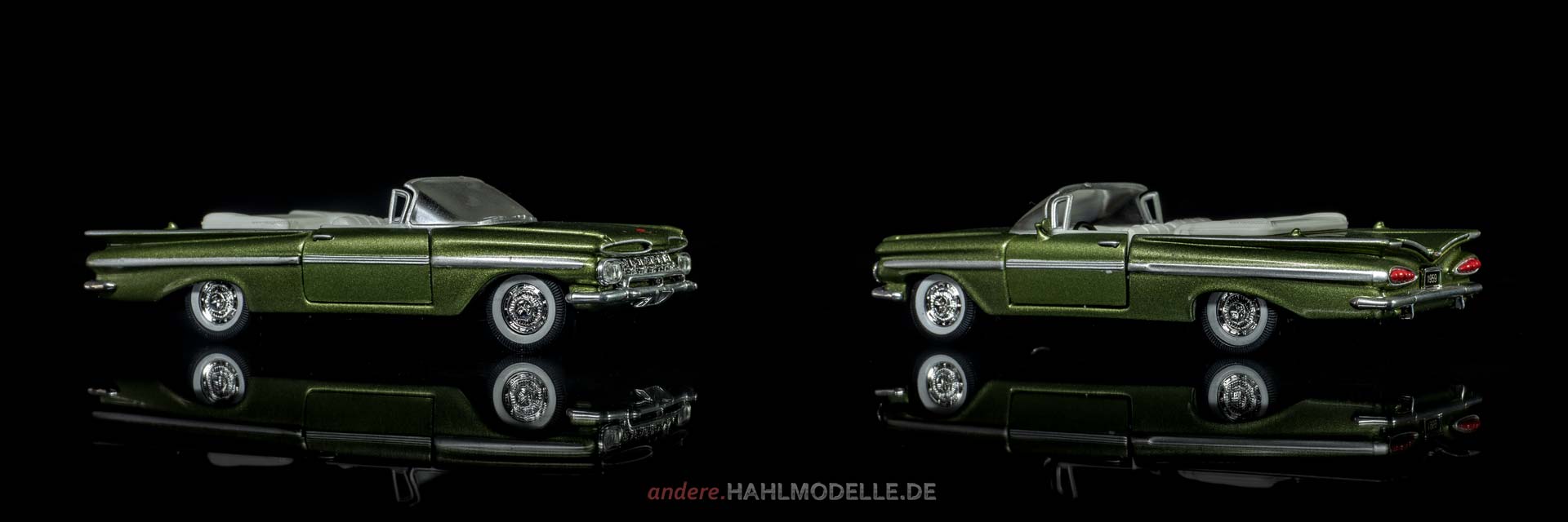 Chevrolet Impala Convertible | Cabriolet | Road Champs | 1:43 | www.andere.hahlmodelle.de