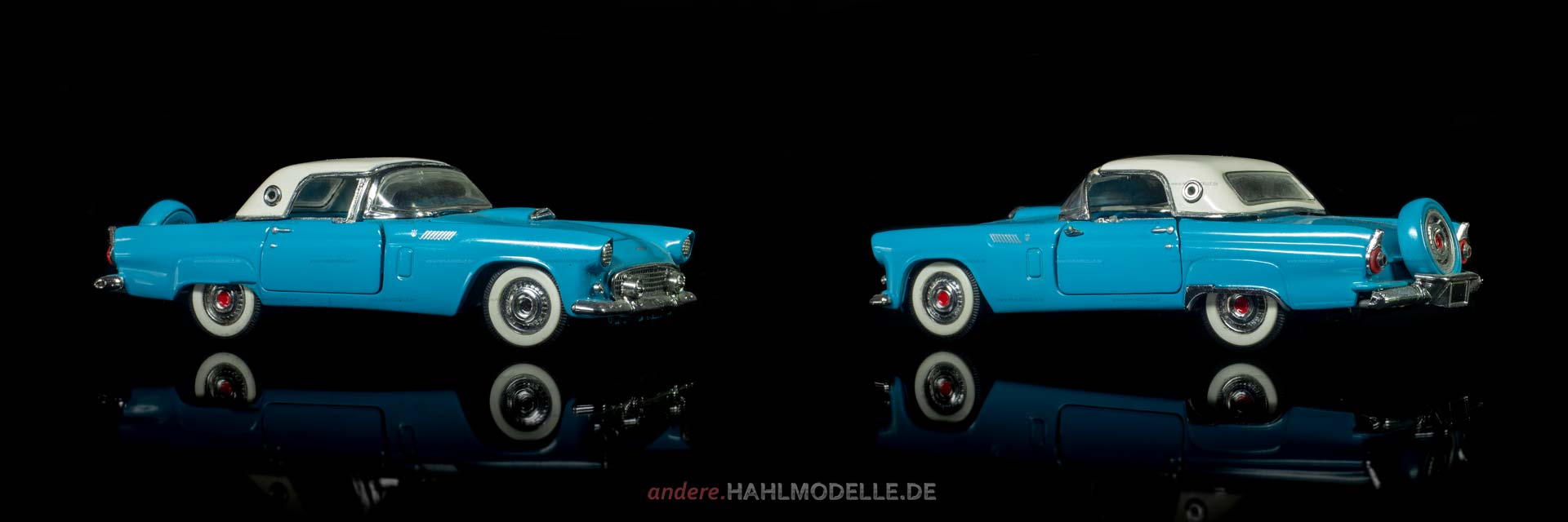 Ford Thunderbird Convertible Coupé („Classic Bird“) | Roadster | Franklin Mint Precision Models | 1:43 | www.andere.hahlmodelle.de