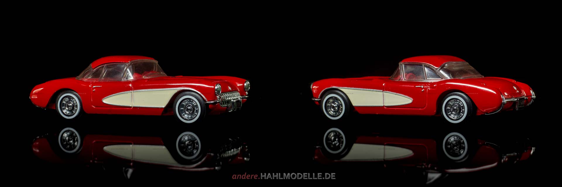 Chevrolet Corvette C1 | Roadster | Dinky | 1:43 | www.andere.hahlmodelle.de