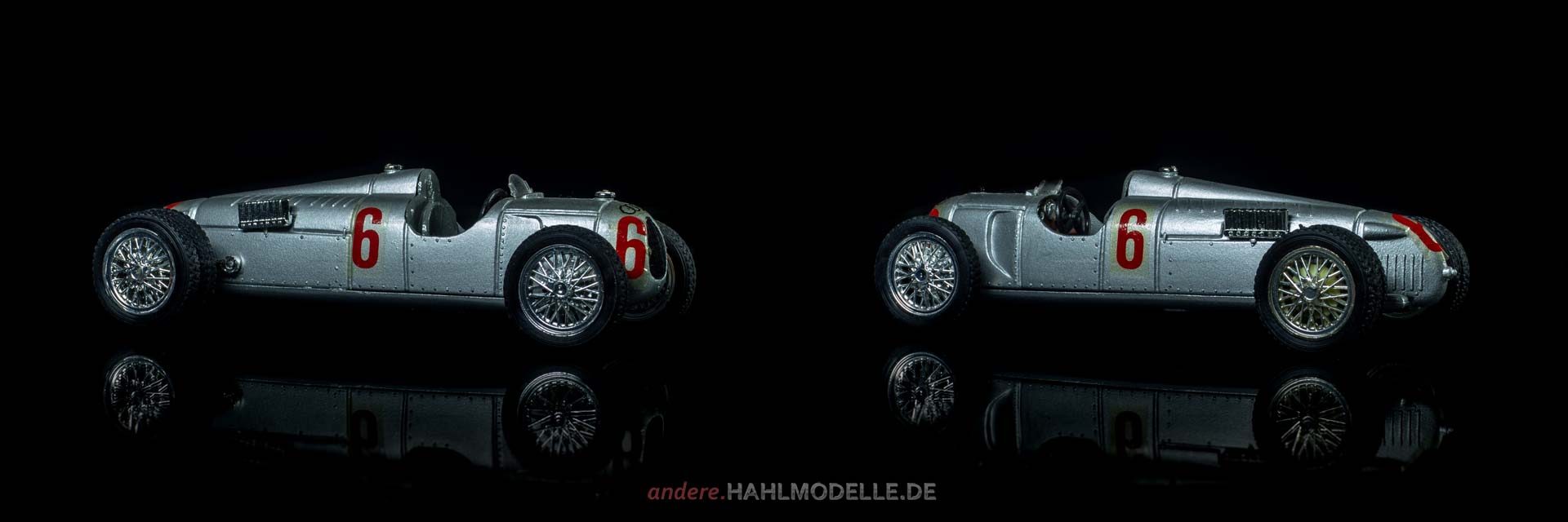 Auto Union Rennwagen Typ C | Motorsport | Brumm | 1:43 | www.andere.hahlmodelle.de