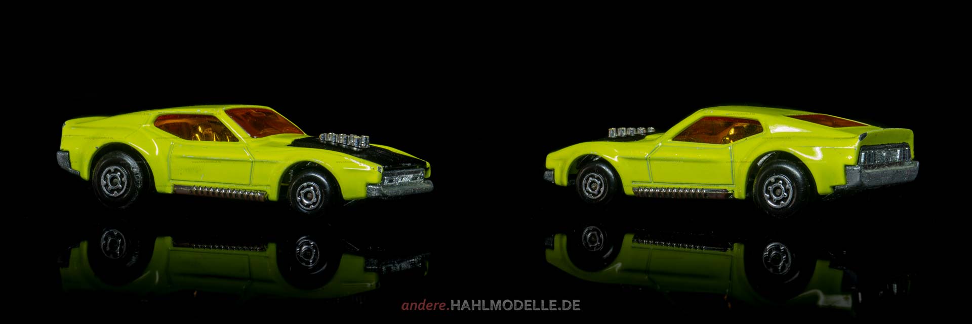 Ford Mustang I (4. Version) | Coupé | Lesney Products & Co. Ltd. | Matchbox Boss Mustang | www.andere.hahlmodelle.de