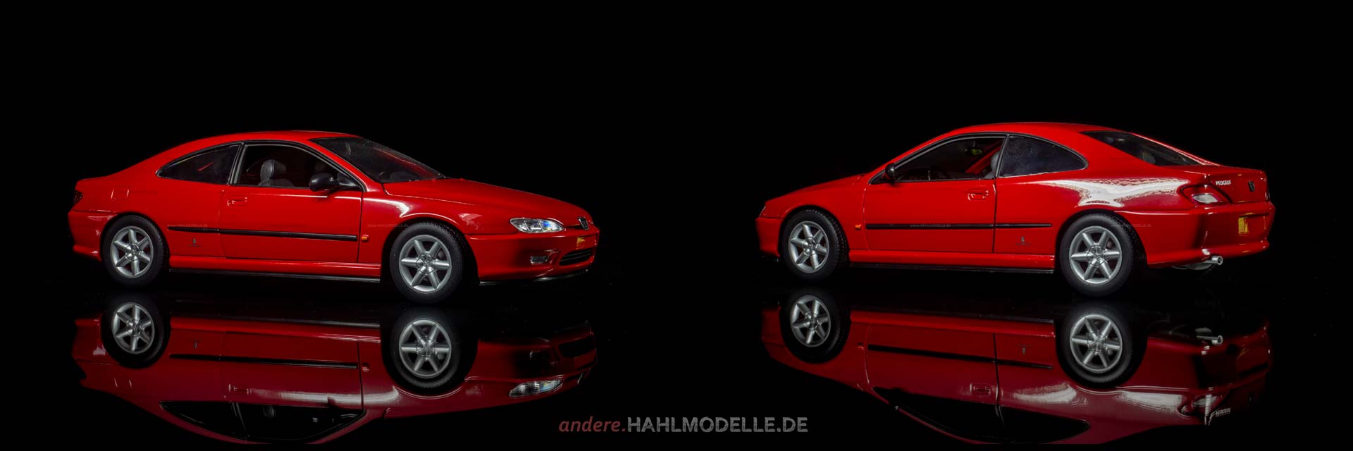 Peugeot 406 | Coupé | Gate | 1:18 | www.andere.hahlmodelle.de