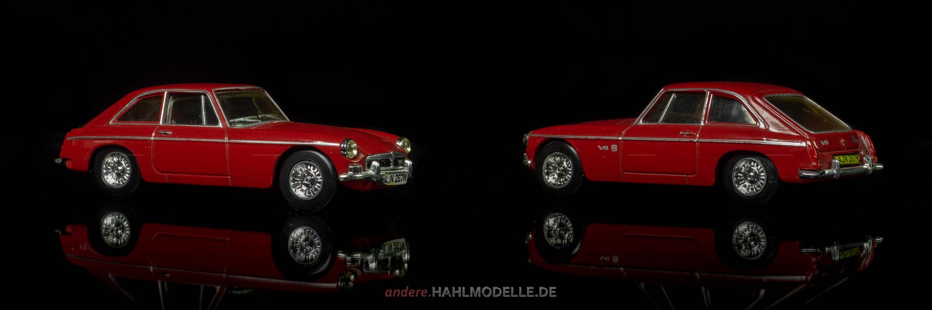 BMC MGB GT V8 | Coupé | Matchbox / Dinky | 1:43 | www.andere.hahlmodelle.de