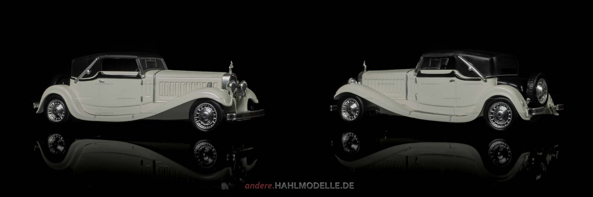 Bugatti Type 41 Royale | Cabriolet | Ixo (Del Prado Car Collection) | 1:43 | www.andere.hahlmodelle.de