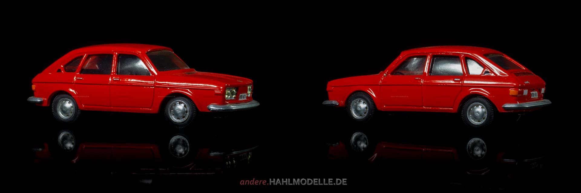 Volkswagen 412 LE (Typ 4) | Limousine | Miniroute | 1:43 | www.andere.hahlmodelle.de