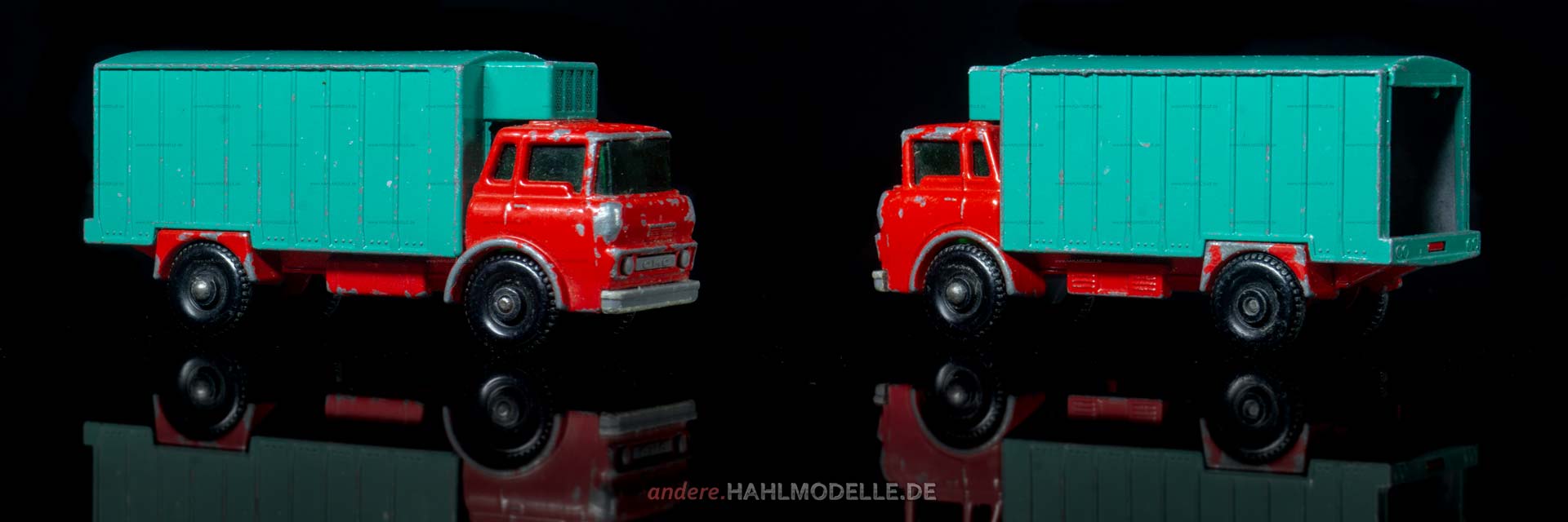 GMC 6500 Steel COE | Kofferwagen | Lesney Products & Co. Ltd. | Matchbox „Refrigerator Truck“ | 1:86 | www.andere.hahlmodelle.de