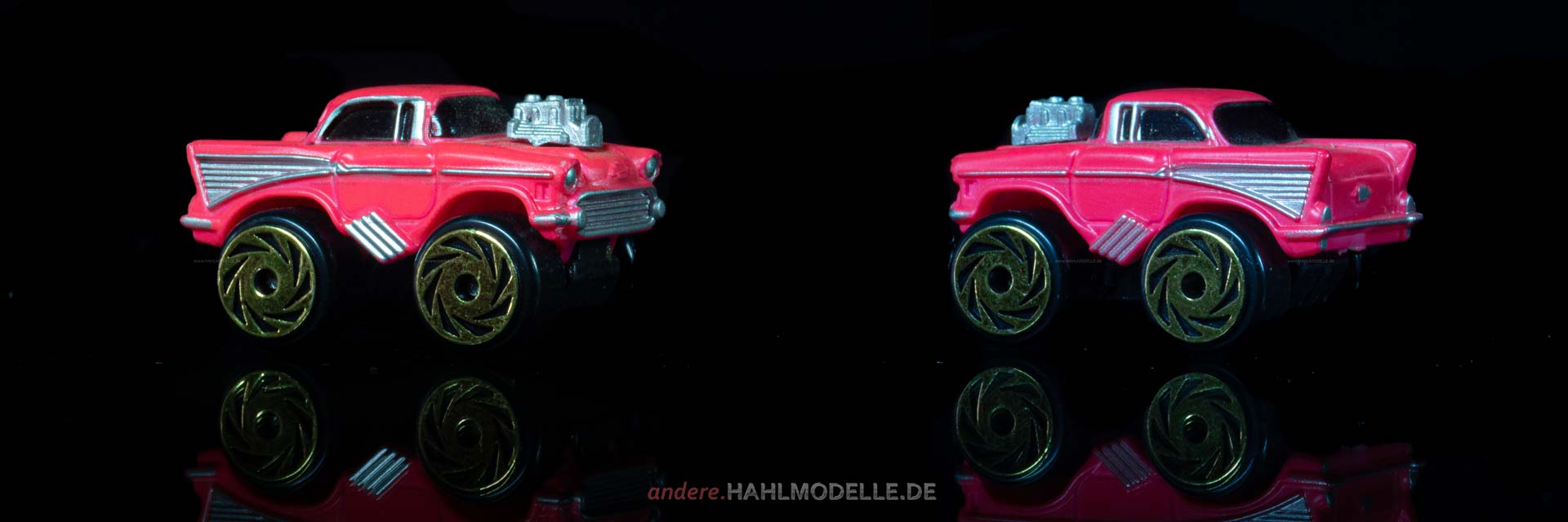 Chevrolet Bel Air Coupé | Dragster | Road Champs | ca. 1:160 | www.andere.hahlmodelle.de