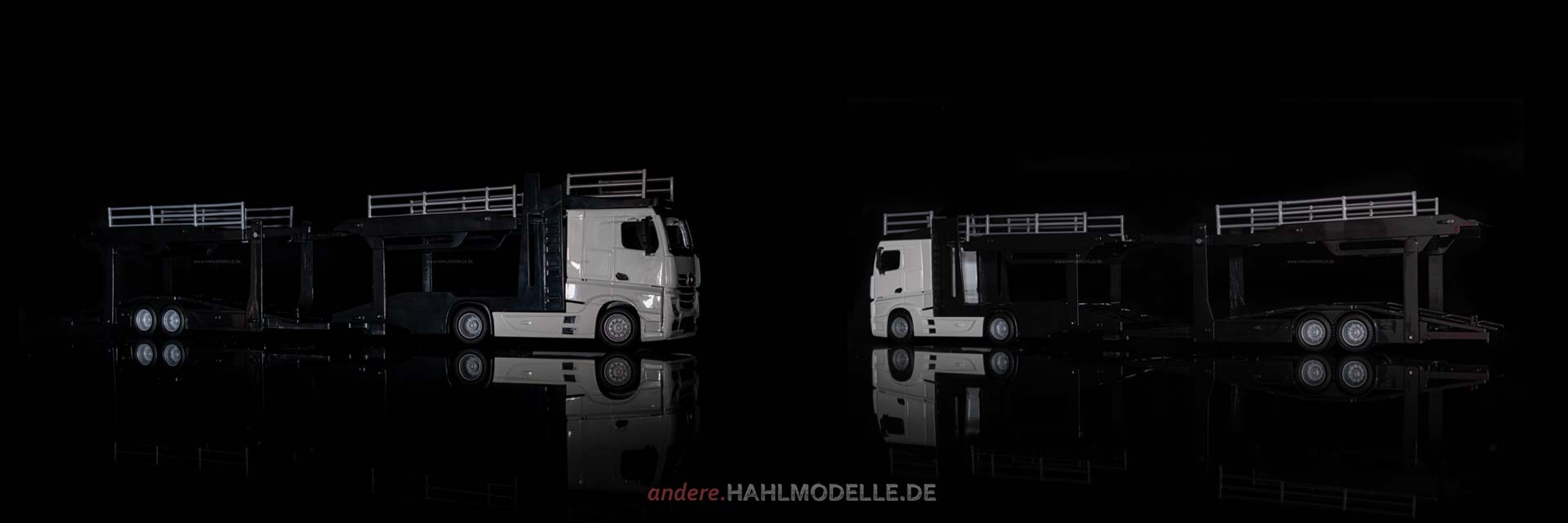 Mercedes-Benz Actros (BM 963) | LKW Autotransporter | Bburago | 1:43 | www.andere.hahlmodelle.de